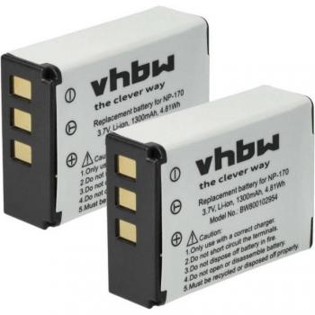 Batteria VHBW da 1300 mAh per Fujifilm FinePix SL240/SL260/SL280/SL300/SL305