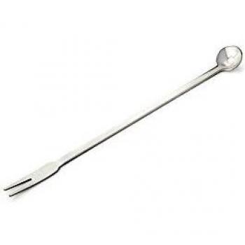 Silver-Trimmed Vienna Fork & Spoon