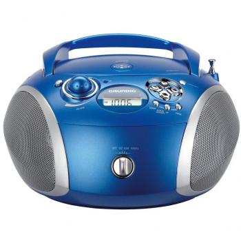 Radio CD Grundig RCD1445 Azul y Plata