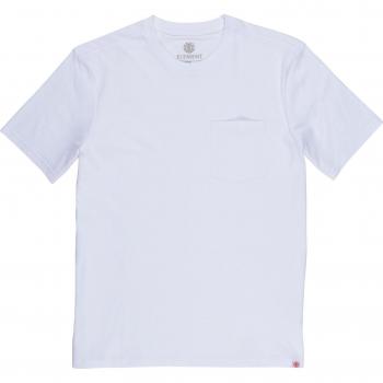 Weißes Pocket-Crew-T-Shirt – XL Größe