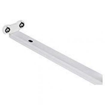 Tubo LED 2xT8 120cm Mica Blanca