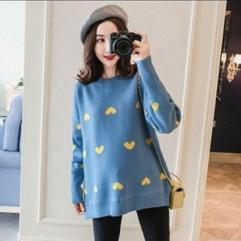 Warm Knitted Maternity Top for Pregnant Women