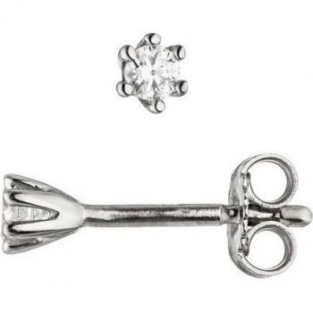 Funkelnde JOBO Ohrstecker aus 925er Silber