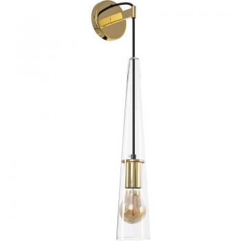 App896-1W Toolight: Lámpara de Pared con Luz Dorada