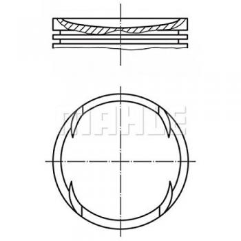 MAHLE ORIGINAL Kolben für VW, AUDI, SKODA 030 89 00