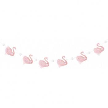 Swan Bunting Banner for Baby Shower