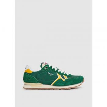 Pepe Jeans Brit Fun M Sneakers Größe 43 Grün