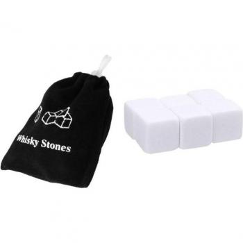 Piedras de Enfriamiento para Bebidas con Bolsa de Terciopelo