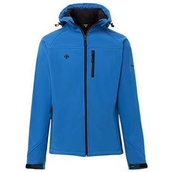 M-Size Izas Stratus Softshell Jacke Herren – Kapuze – Schwarz/​Royal