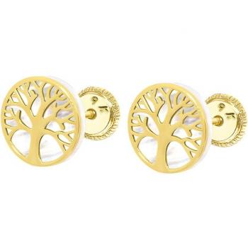 Pendientes HIN00004/10 de Oro para Mujer Time Road