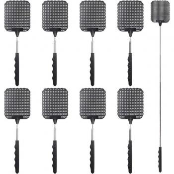 Retractable Fly Swatter 9-Pack
