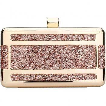 Red Rhinestone Evening Clutch Bag for Women