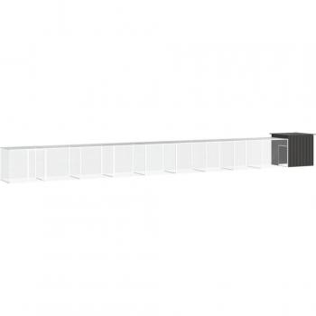 Torresafe Antracita 1000 × 91 × 100 cm – Acero Galvanizado