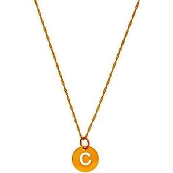 Gargantilla Personalizada Inicial C en Plata de Ley 925