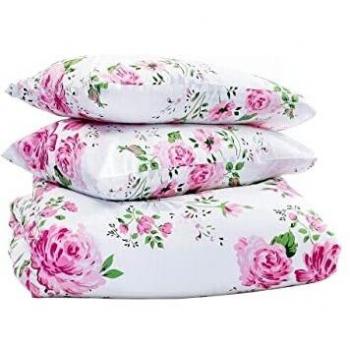 Marsala King Size Bed Set with Duvet Cover