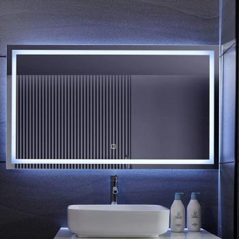 Miroir de Salle de Bain Éclairant 120 x 70 cm
