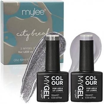Mylee Silver & Glitter Gel Polish Kit
