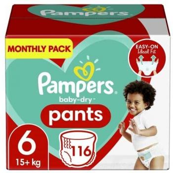 Pampers Mega Plus Baby-Dry 116 pannolini taglia 6