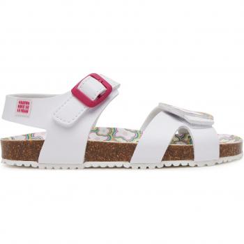 Sandali Agatha Ruiz de la Prada 252941 S Bianco – Modello di tendenza in pelle sintetica bianca, design minimalista e comfort garantito