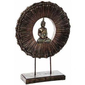 Statua di Buddha in resina H50cm su base