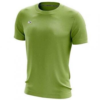 Camiseta de Hombre Abu John Smith, Manga Larga, Verde Fluor, XS