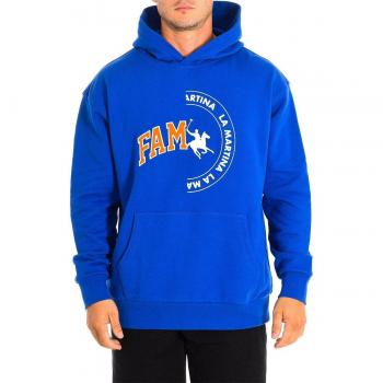 La Martina Herren-Kapuzenpullover 11M090-FP533 Blau Größe S