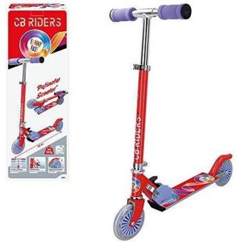Patinete Scooter Funny Fast CB Riders 2 ruedas +3A rojo 80x32x62 cm