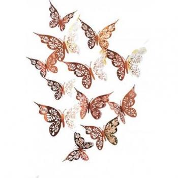Décor Papillon 3D Autocollant