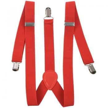 Legging clipé ajustable Y dos, bretelles rouges, femme & homme