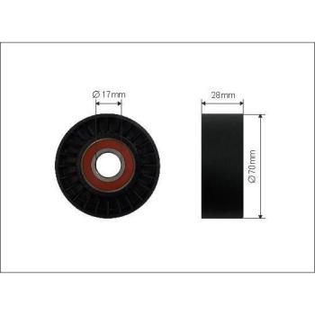 Tensioner Pulley for V‑Ribbed Belts (386‑00) – Caffaro