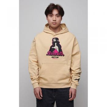 Shippuden Itachi Luvtröja Herr M XL Beige Naruto