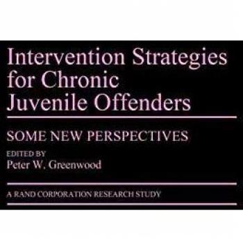 Intervention Strategies for Chronic Juvenile Offenders,  Contributions in Criminology and Pe