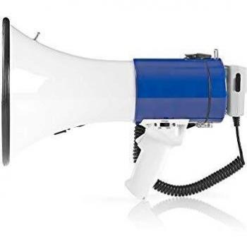 25W Megaphone with Removable Microphone and Siren