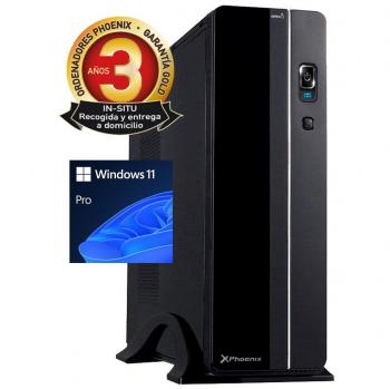 Ordenador de sobremesa Phoenix Topvalue A23 Intel Core i3 8GB DDR4 240GB SSD Micro ATX Windows 11 Pro