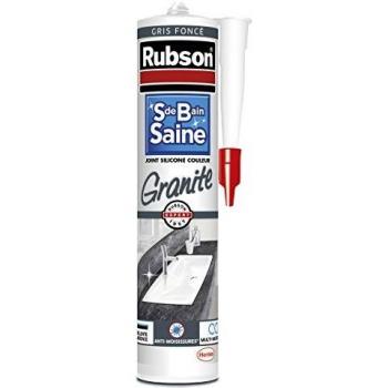 Rubson 1712525 Mastic Salle de Bain Saine Granité-Gris foncé