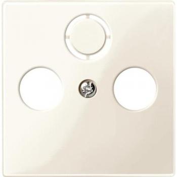 System M Central Plate for Aerial Sockets – Merten EL SM 296744, Glossy White