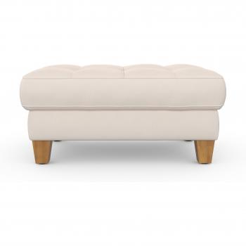 Stauraumhocker SIT & MORE „Westham“ – Beige (Creme) – 100 % Polyester, mit Federkern