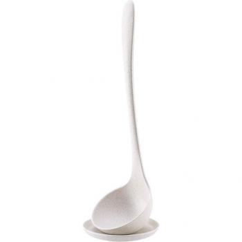 Plastic Stand-Up Soup and Rice Spoon