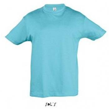SOLS Rundhals T-Shirt für Kinder Regent 150 Atollblau
