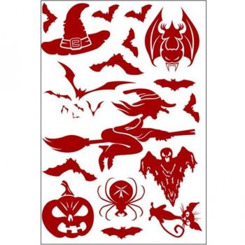 Blutiger Fußabdruck – Halloween‑Schock-Aufkleber