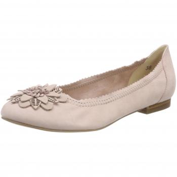 Caprice Ballerinas für Damen, Rot (Rose Nubuc 509), 37 EU