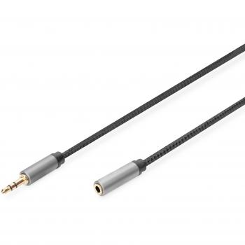 Cable de extensión de audio Digitus 3 m, 3,5 mm