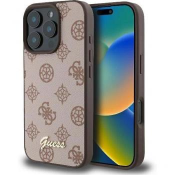 Brown Peony Script iPhone 16 Pro Max MagSafe Shell