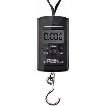 Digitale Mini Gepäck Hakenwaage, elektronische Skala, LCD-Hintergrundbeleuchtung, 100g/40kg