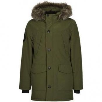 Parka Superdry Everest Parka Kaki avec capuche en fausse fourrure EU S