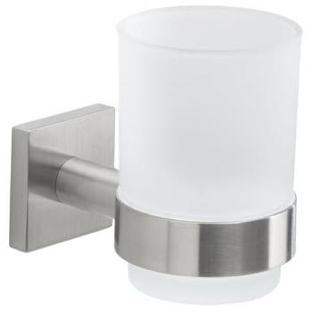 Gedy Porta Spazzolino da Parete Fuji Silver Spazzolato