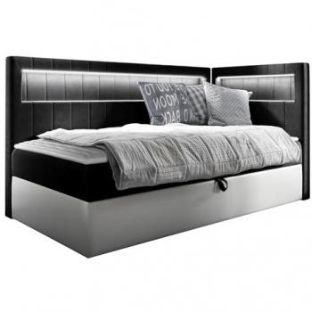 Lit Tapisserie Faux Cuir 80x200