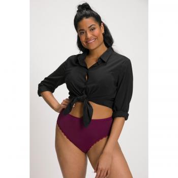 Women's Plus Size 2 Pack Lace Back Brazilian Panties
