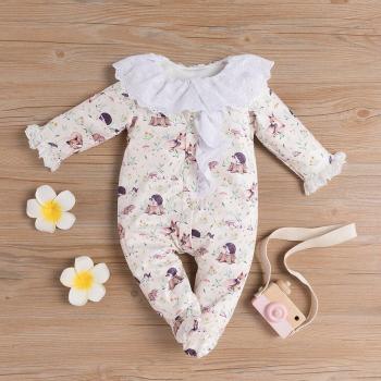 Baby Girls Animal Print Playsuit