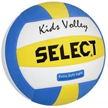 Kinder-Volleyball Lernball Gewicht reduziert – 4 (Weiß-Blau-Gelb)
